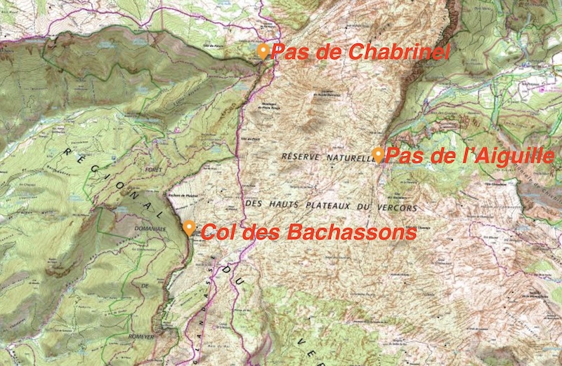 gamond carte vercors