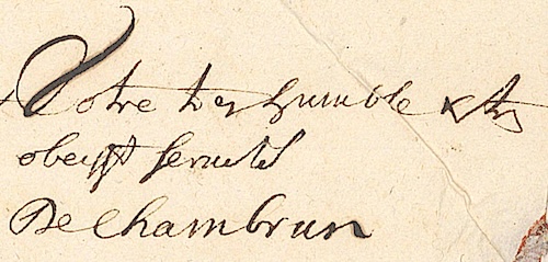 gamond chambrun signature